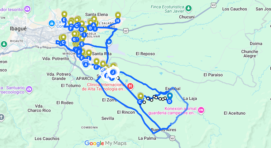Mapa Ruta Escarlata RSU-MIO-R001-DT1