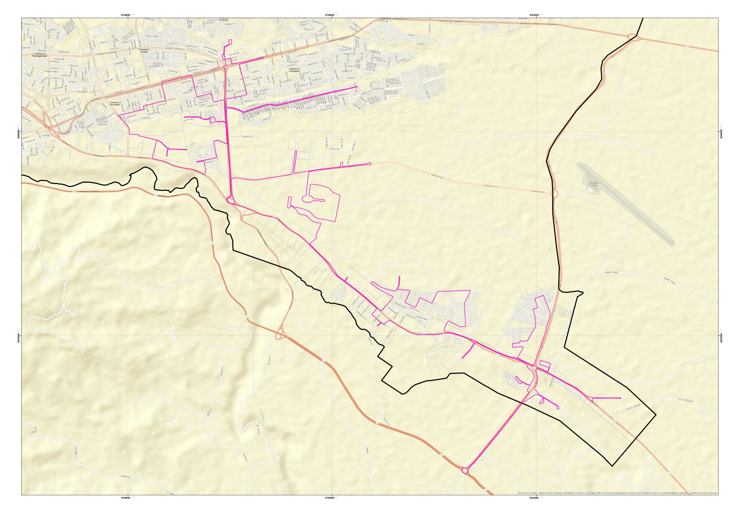 Mapa Ruta L-M-V